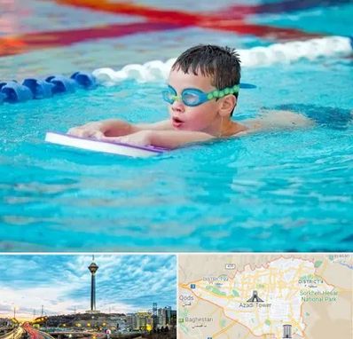 کلاس شنا برای کودکان در تهران