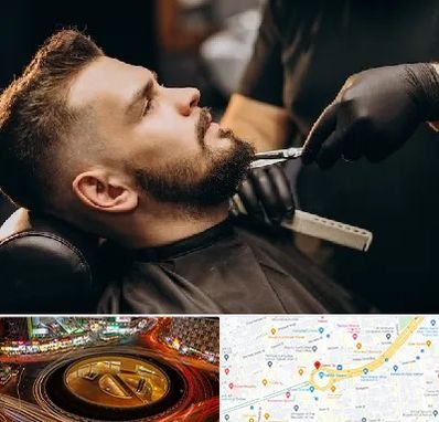 آرایشگاه مردانه در میدان ولیعصر