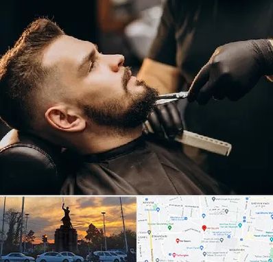 آرایشگاه مردانه در میدان حر