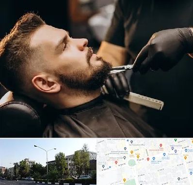 آرایشگاه مردانه در میدان کاج