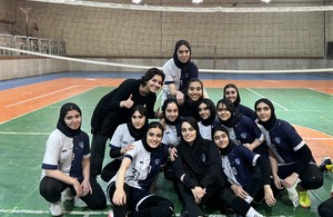 آموزش والیبال دختران شهرک غرب-جنت آباد