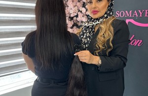 اکستنشن موی طبیعی