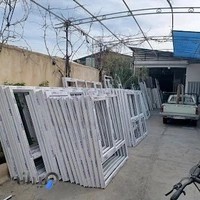 پنجره دوجداره upvc و توری کاروین