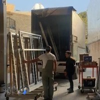 UPVC پنجره دوجداره ترمال بریک و نمای کرتین وال