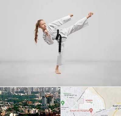 باشگاه کاراته بانوان در عظیمیه کرج 