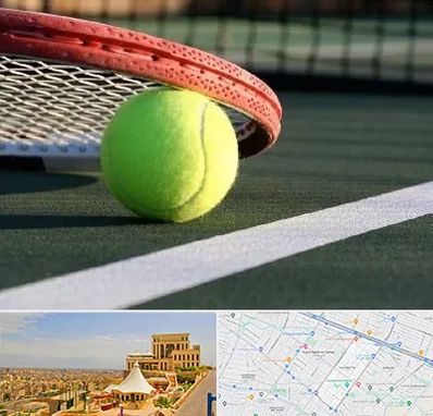 زمین تنیس در هاشمیه مشهد