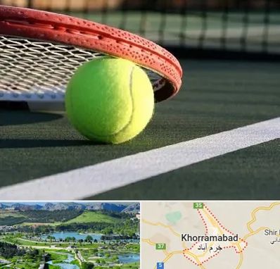 زمین تنیس در خرم آباد