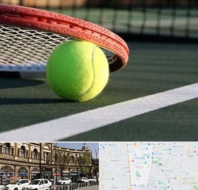 زمین تنیس در منطقه 11 تهران