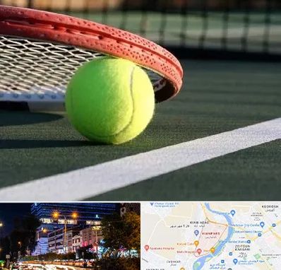 زمین تنیس در کیانپارس اهواز