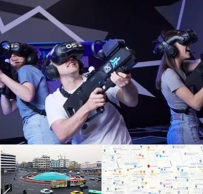 بازی واقعیت مجازی در میدان انقلاب 