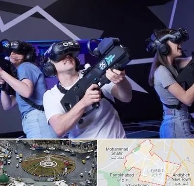 بازی واقعیت مجازی در فردیس کرج 