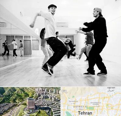 کلاس رقص آقایان در شمال تهران 