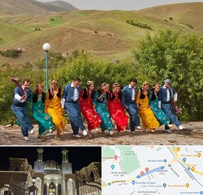 کلاس رقص کردی در زرگری شیراز
