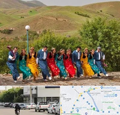کلاس رقص کردی در قدوسی شرقی شیراز