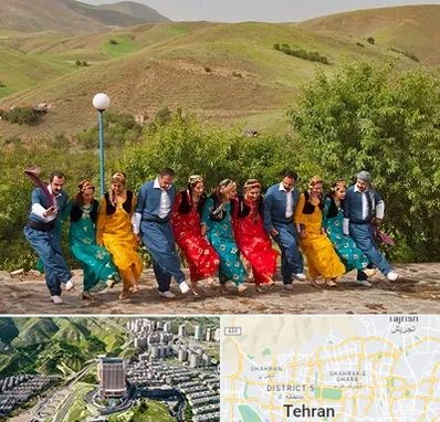 کلاس رقص کردی در شمال تهران 