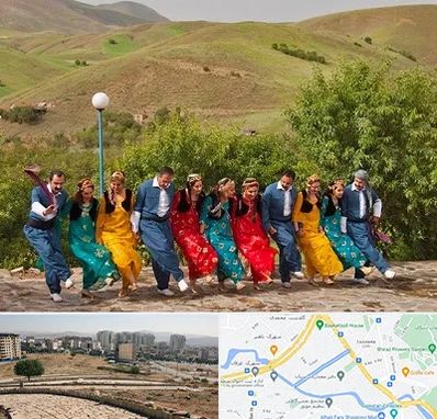 کلاس رقص کردی در کوی وحدت شیراز