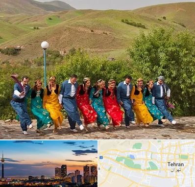 کلاس رقص کردی در غرب تهران 