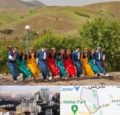 کلاس رقص کردی در الهیه 