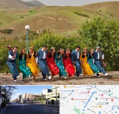 کلاس رقص کردی در خیابان ملاصدرا شیراز