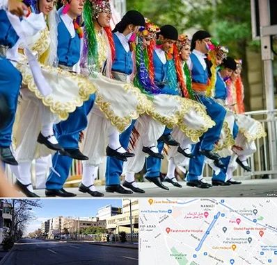 کلاس رقص آذری در خیابان ملاصدرا شیراز