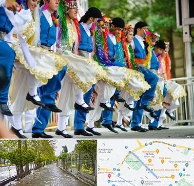 کلاس رقص آذری در خیابان ارم شیراز