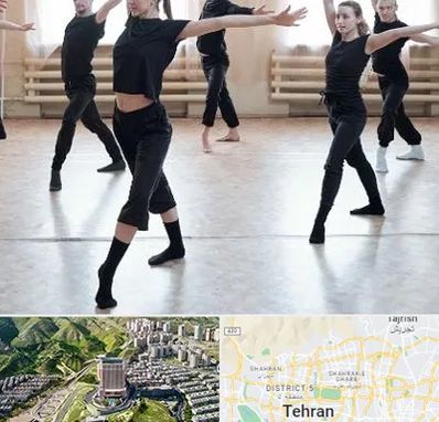 کلاس رقص حرفه ای در شمال تهران 