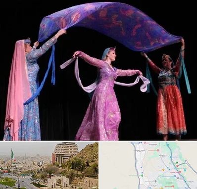کلاس رقص ایرانی در فرهنگ شهر شیراز