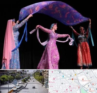 کلاس رقص ایرانی در خیابان زند شیراز