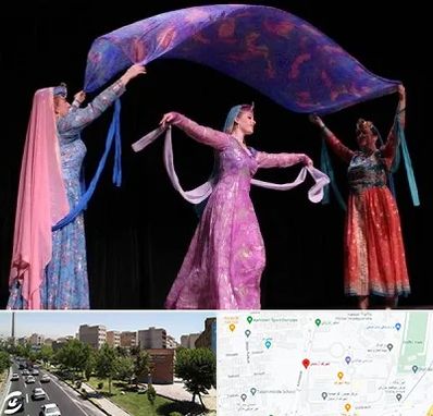 کلاس رقص ایرانی در شهرک آزمایش 