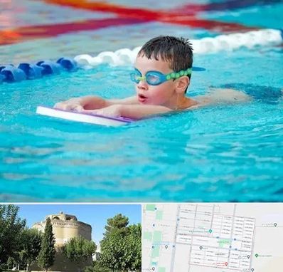 کلاس شنا برای کودکان در مرداویج اصفهان
