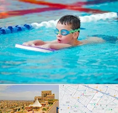 کلاس شنا برای کودکان در هاشمیه مشهد