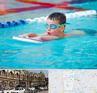 کلاس شنا برای کودکان در منطقه 11 تهران 
