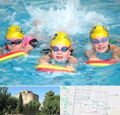 آموزش شنا کودکان در مرداویج اصفهان