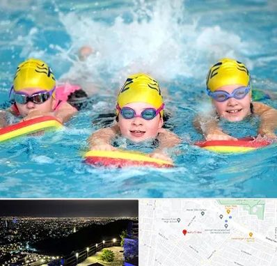 آموزش شنا کودکان در هفت تیر مشهد