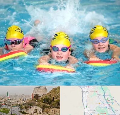 آموزش شنا کودکان در فرهنگ شهر شیراز