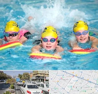 آموزش شنا کودکان در مفتح مشهد