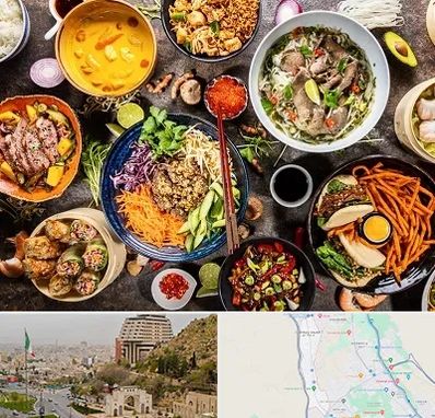 آموزشگاه غذا های بین المللی در فرهنگ شهر شیراز
