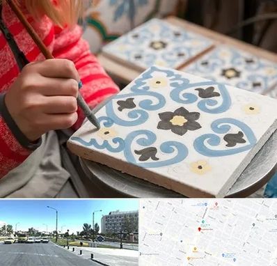 کلاس آموزش نقاشی روی سرامیک در بلوار کلاهدوز مشهد