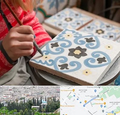 کلاس آموزش نقاشی روی سرامیک در محلاتی شیراز