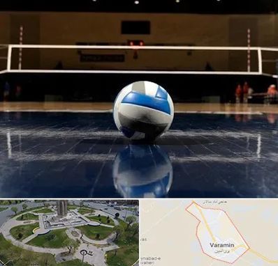 زمین والیبال در ورامین