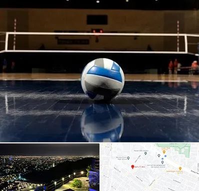 زمین والیبال در هفت تیر مشهد