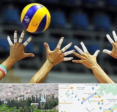 کلاس والیبال در محلاتی شیراز