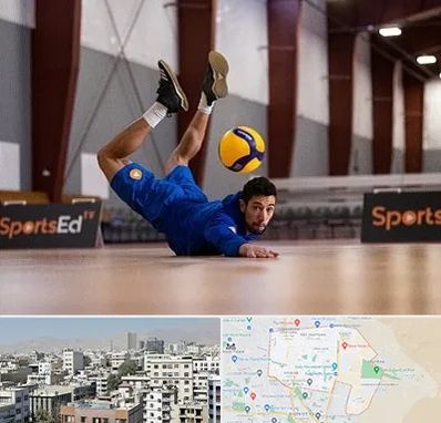 آموزشگاه والیبال در منطقه 14 تهران