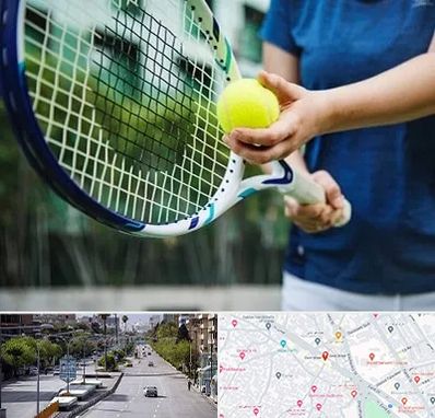 کلاس تنیس در خیابان زند شیراز