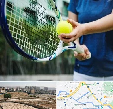 کلاس تنیس در کوی وحدت شیراز