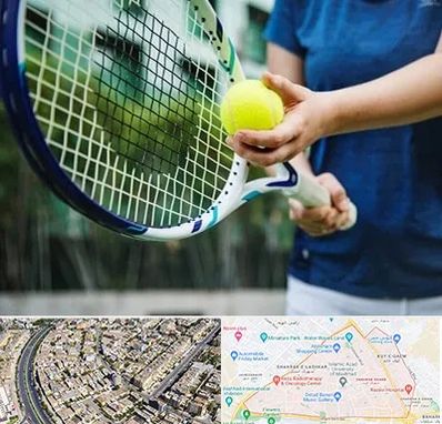 کلاس تنیس در شهرک غرب مشهد