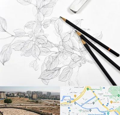 کلاس طراحی با مداد در کوی وحدت شیراز