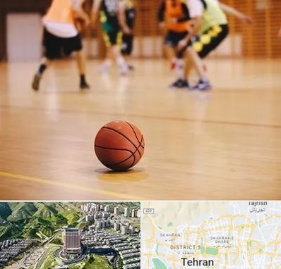 کلاس بسکتبال در شمال تهران