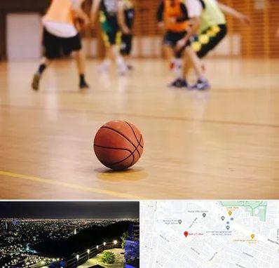 کلاس بسکتبال در هفت تیر مشهد