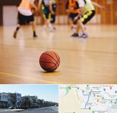 کلاس بسکتبال در شریعتی مشهد